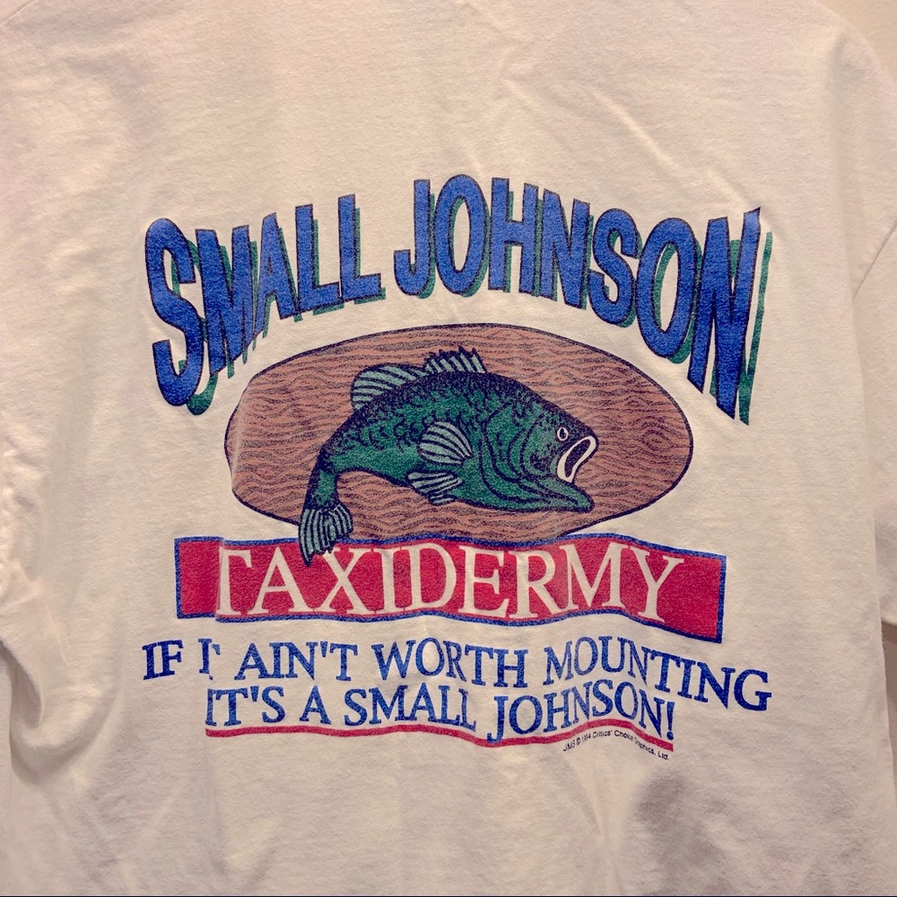 M-L  VINTAGE ‘SMALL JOHNSON’ TEE SINGLE STITCH